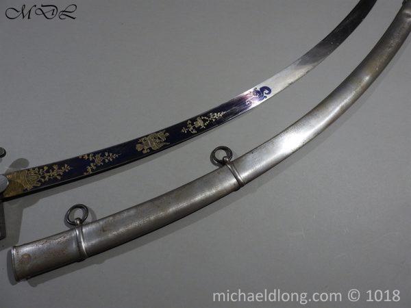 American Blue and Gilt Officer's 1796 Pattern Light Cavalry Sword - Image 3