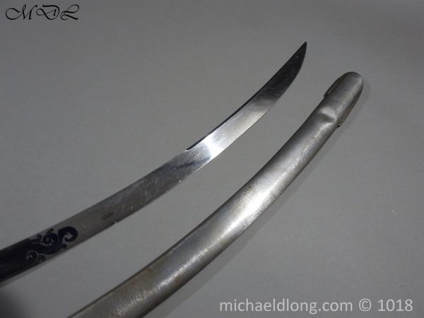 American Blue and Gilt Officer's 1796 Pattern Light Cavalry Sword - Image 4