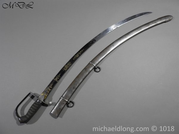 American Blue and Gilt Officer's 1796 Pattern Light Cavalry Sword - Image 5