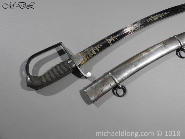 American Blue and Gilt Officer's 1796 Pattern Light Cavalry Sword - Image 6
