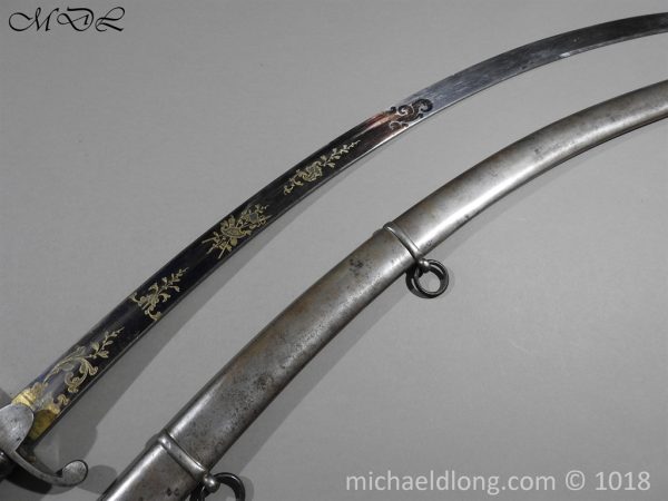 American Blue and Gilt Officer's 1796 Pattern Light Cavalry Sword - Image 7