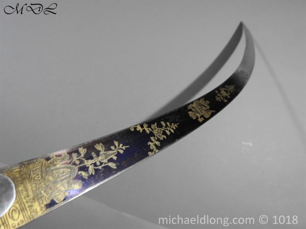 American Blue and Gilt Officer's 1796 Pattern Light Cavalry Sword - Image 11