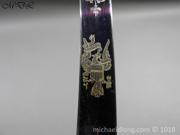 American Blue and Gilt Officer's 1796 Pattern Light Cavalry Sword - Image 14