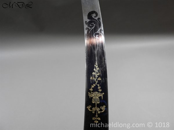 American Blue and Gilt Officer's 1796 Pattern Light Cavalry Sword - Image 15