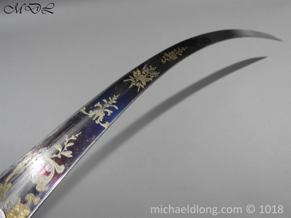 American Blue and Gilt Officer's 1796 Pattern Light Cavalry Sword - Image 17