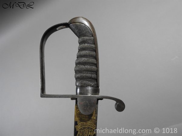 American Blue and Gilt Officer's 1796 Pattern Light Cavalry Sword - Image 23
