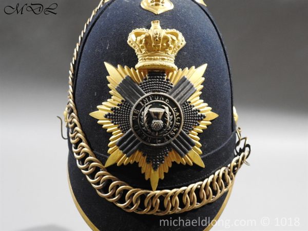 Royal Scots Victorian Blue Cloth Helmet - Image 12