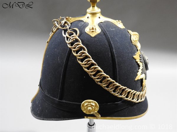 Royal Scots Victorian Blue Cloth Helmet - Image 9