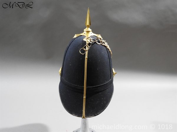 Royal Scots Victorian Blue Cloth Helmet - Image 8