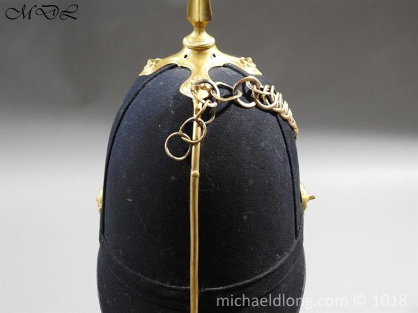 Royal Scots Victorian Blue Cloth Helmet - Image 7