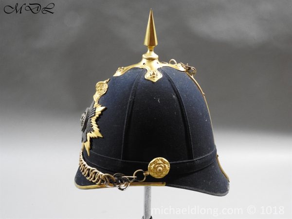 Royal Scots Victorian Blue Cloth Helmet - Image 5