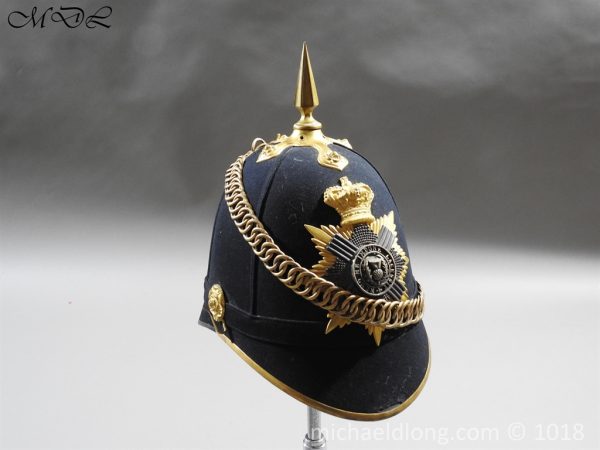 Royal Scots Victorian Blue Cloth Helmet - Image 3