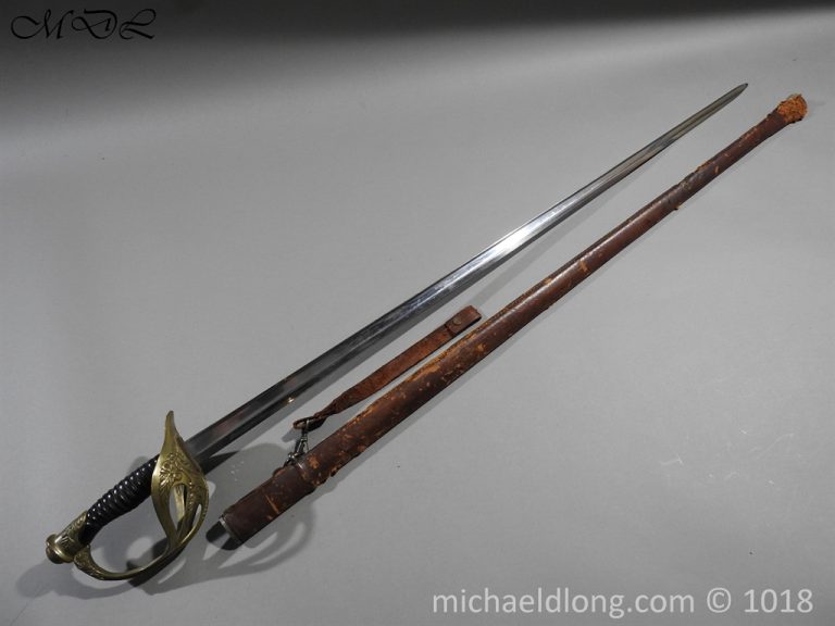 French WW1 1896 model Cavalry Officer’s Sword Michael D Long Ltd