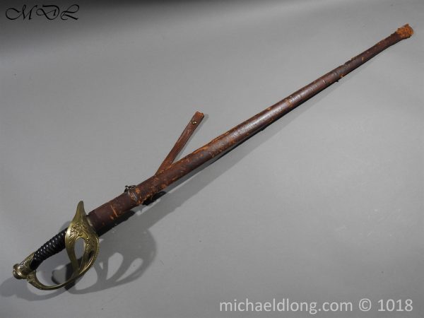 French WW1 1896 model Cavalry Officer's Sword - Image 3