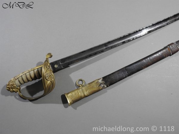 British Officer's Victorian Naval Sword By Silver and Co London & Liverpool - Image 2