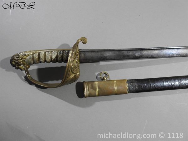 British Pipeback Officer's Victorian Naval Sword - Image 2