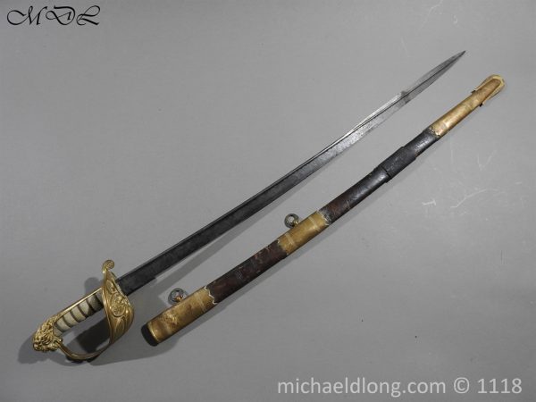 British Pipeback Officer's Victorian Naval Sword