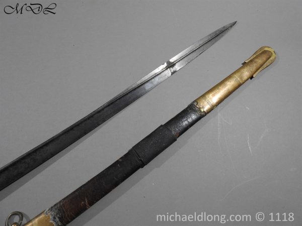 British Pipeback Officer's Victorian Naval Sword - Image 11