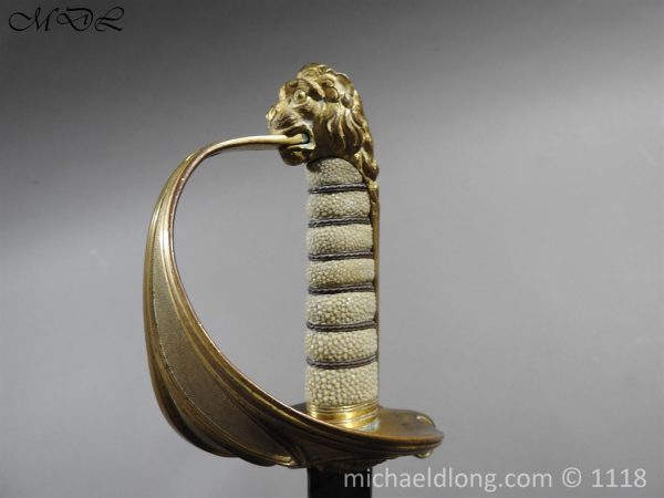 British Pipeback Officer's Victorian Naval Sword - Image 4