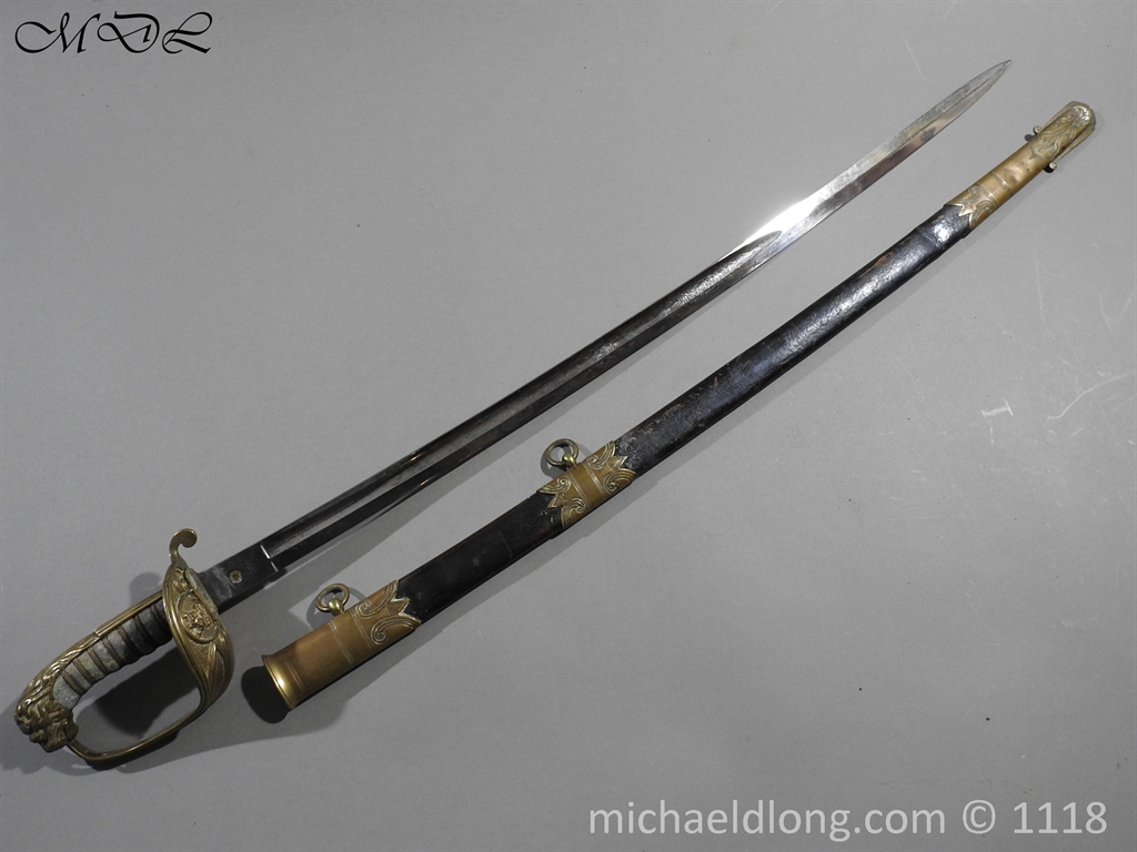 British Officer's Victorian Naval Sword By Seymour Devonport