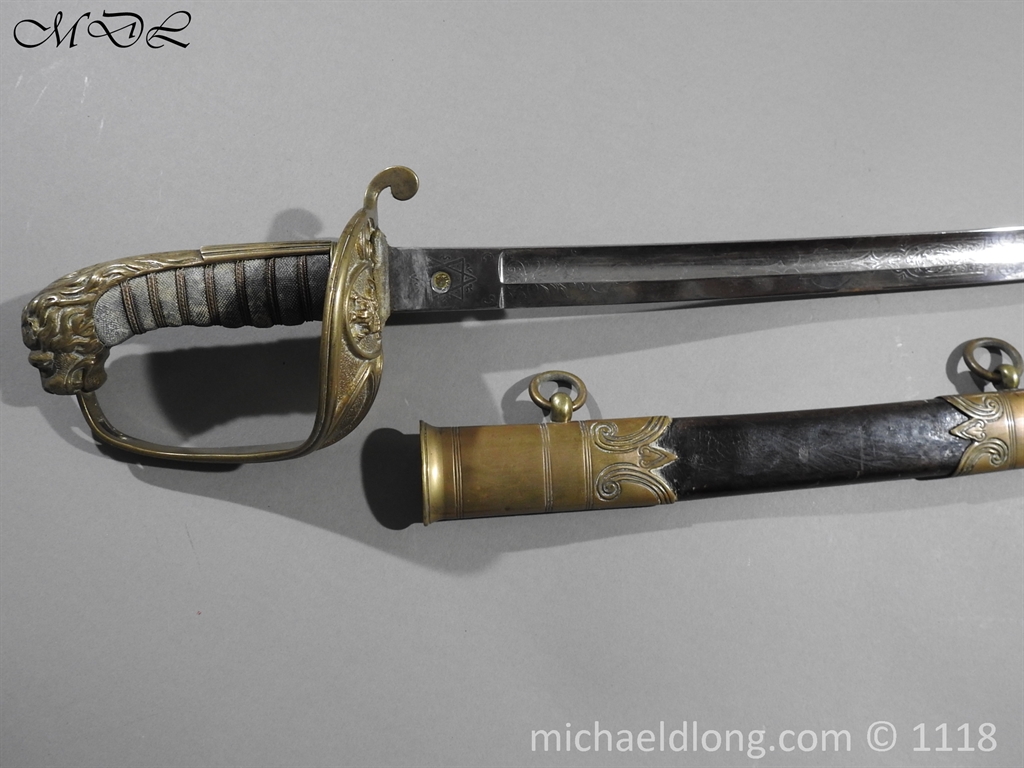 British Officer's Victorian Naval Sword By Seymour Devonport - Image 2