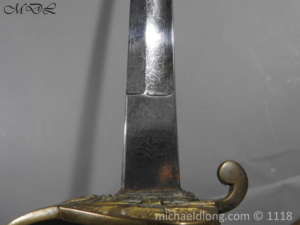 British Officer's Victorian Naval Sword By Seymour Devonport - Image 13