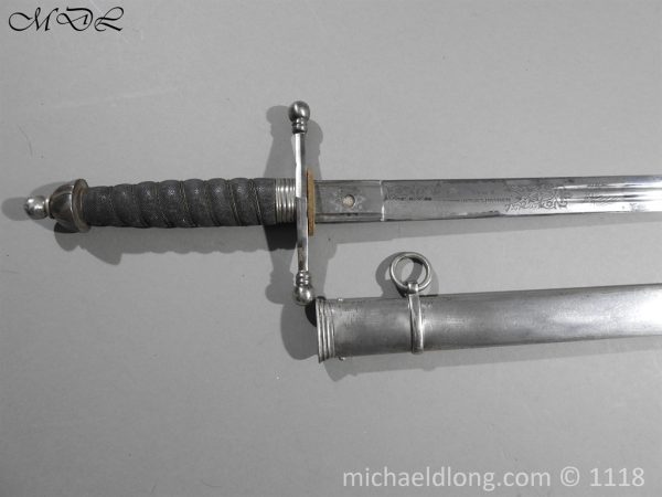 Scottish Highlanders Cross Hilt Sword dated Xmas 1912 - Image 2