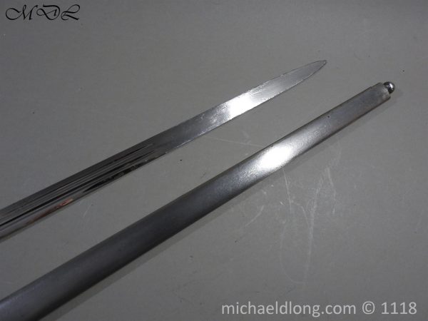 Scottish Highlanders Cross Hilt Sword dated Xmas 1912 - Image 4