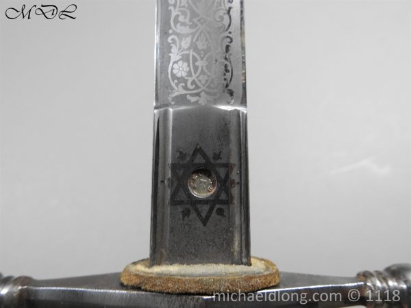 Scottish Highlanders Cross Hilt Sword dated Xmas 1912 - Image 12