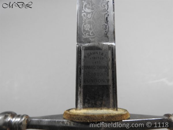 Scottish Highlanders Cross Hilt Sword dated Xmas 1912 - Image 16