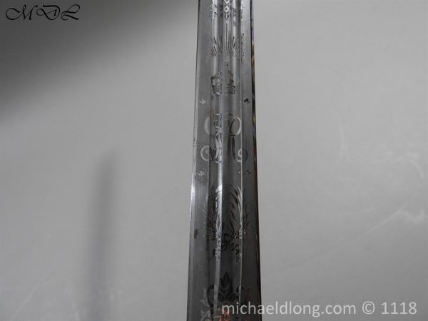 Scottish Highlanders Cross Hilt Sword dated Xmas 1912 - Image 18