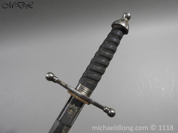 Scottish Highlanders Cross Hilt Sword dated Xmas 1912 - Image 21