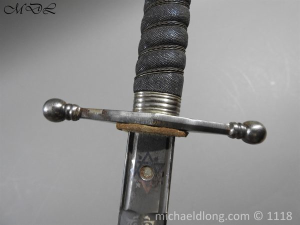 Scottish Highlanders Cross Hilt Sword dated Xmas 1912 - Image 22