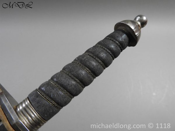 Scottish Highlanders Cross Hilt Sword dated Xmas 1912 - Image 23