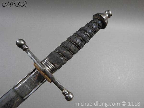 Scottish Highlanders Cross Hilt Sword dated Xmas 1912 - Image 24