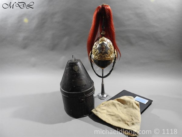 Royal Horse Guards Cased Officer's Helmet by Hawkes