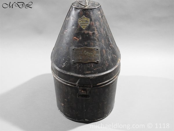 Royal Horse Guards Cased Officer's Helmet by Hawkes - Image 5