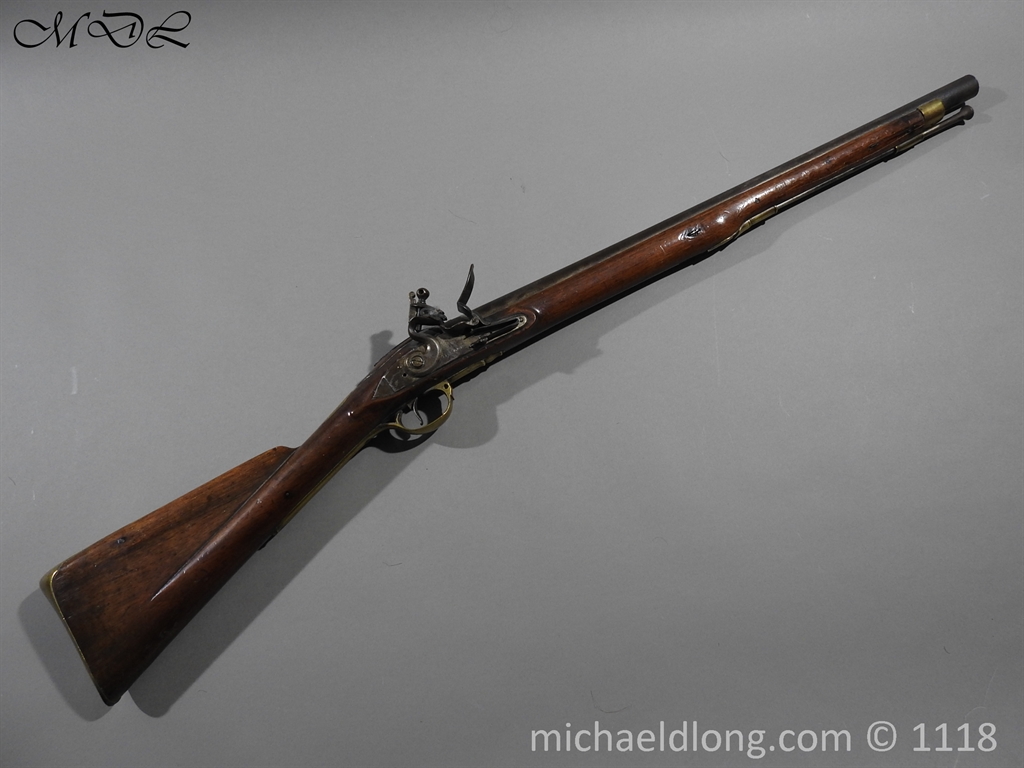 British Musket Bore Flintlock Cavalry Carbine by Nock Michael D Long Ltd Antique Arms & Armour