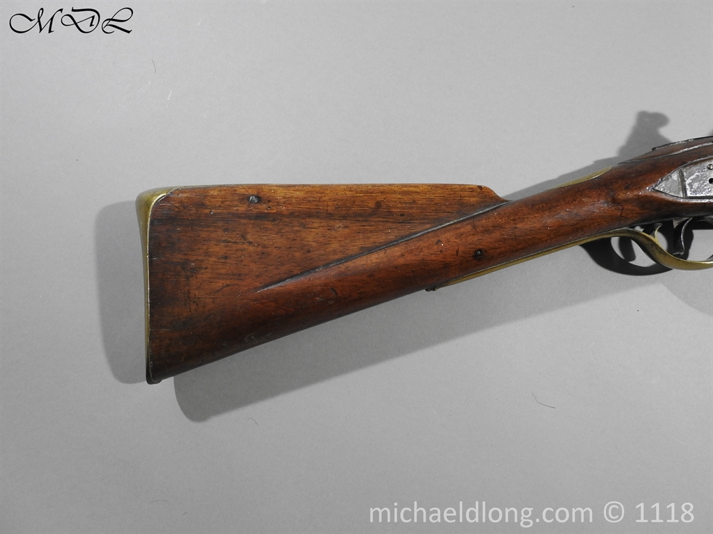 British Musket Bore Flintlock Cavalry Carbine by Nock - Image 2