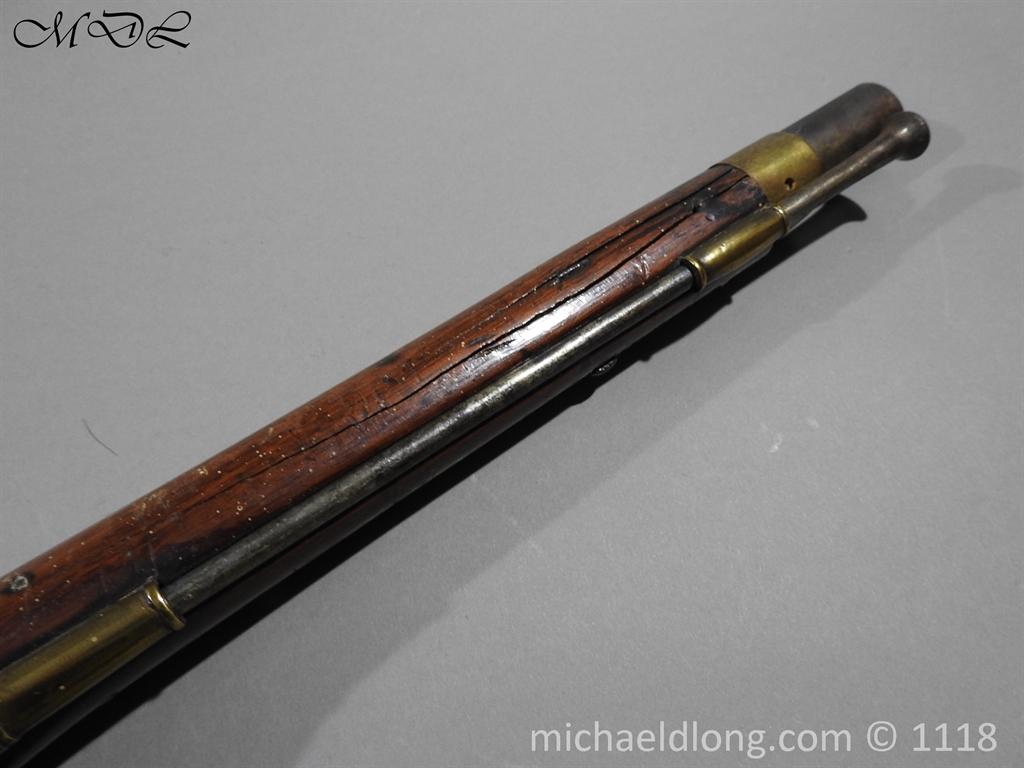 British Musket Bore Flintlock Cavalry Carbine by Nock - Image 17