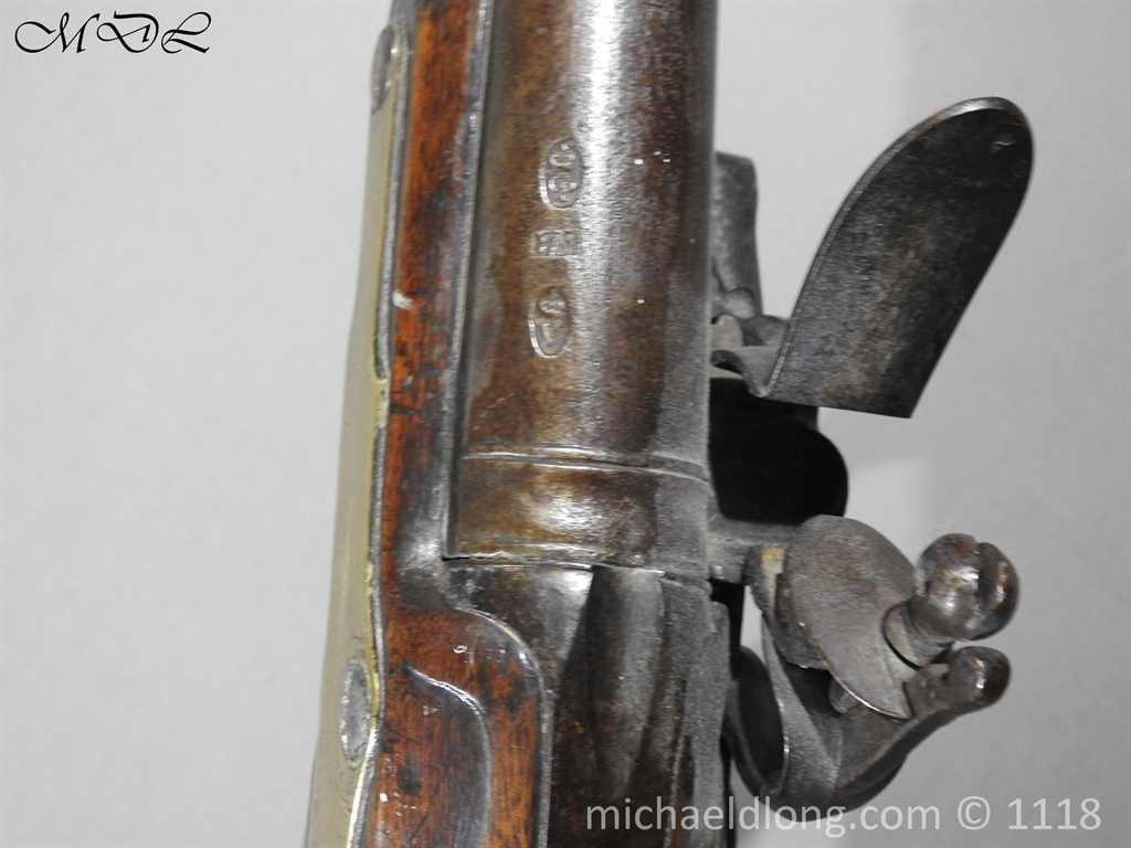 British Musket Bore Flintlock Cavalry Carbine by Nock - Image 13