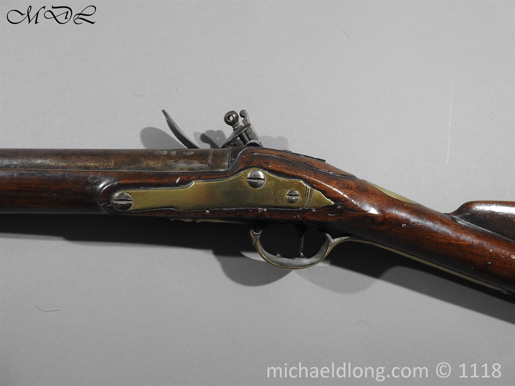 British Musket Bore Flintlock Cavalry Carbine by Nock - Image 8