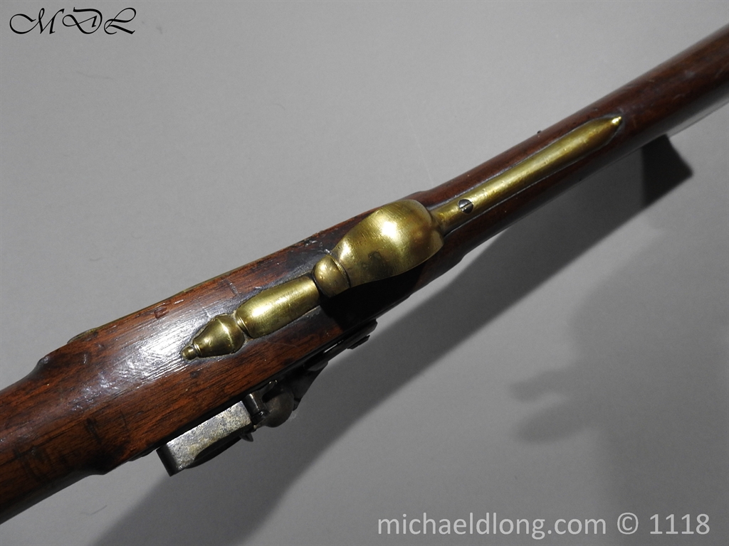 British Musket Bore Flintlock Cavalry Carbine by Nock - Image 6