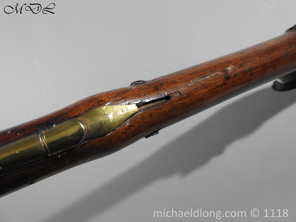British Musket Bore Flintlock Cavalry Carbine by Nock - Image 5