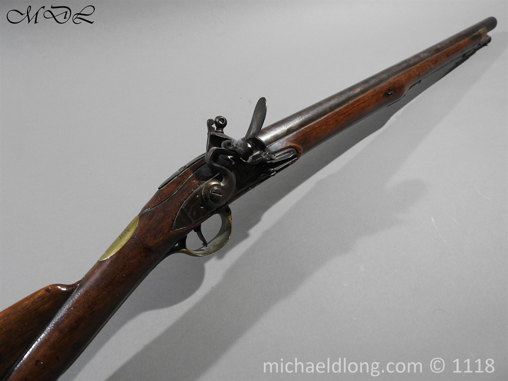 British Musket Bore Flintlock Cavalry Carbine by Nock - Image 3