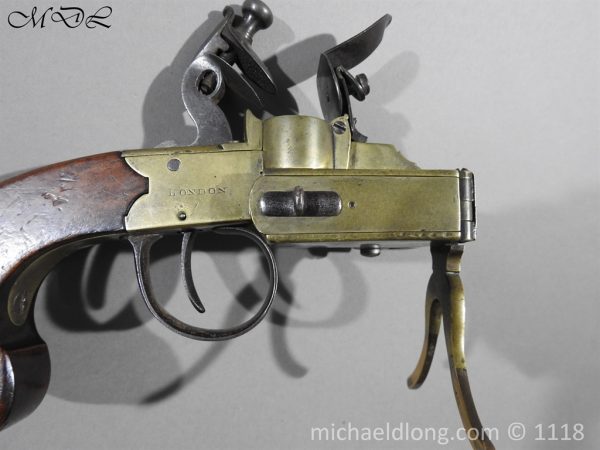 English Antique  Flintlock Tinder Lighter by Bolton - Image 14