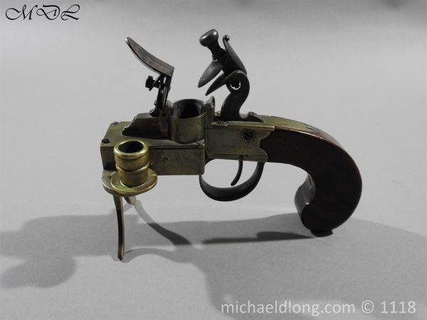 English Antique  Flintlock Tinder Lighter by Bolton - Image 10