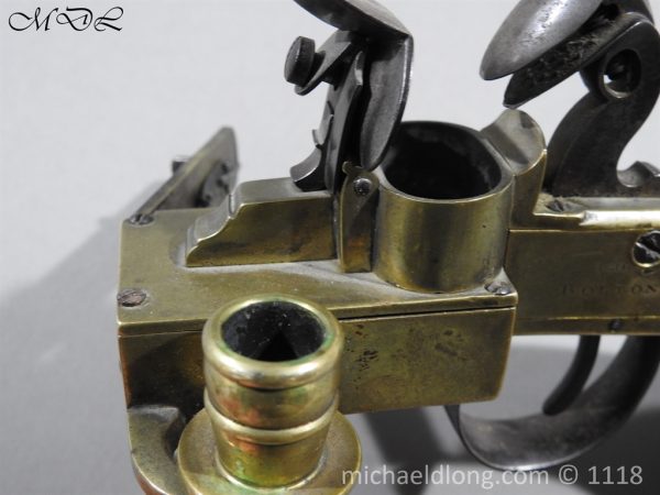 English Antique  Flintlock Tinder Lighter by Bolton - Image 6