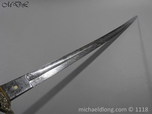 Victorian Royal Marines Light Infantry Presentation Sword - Image 21