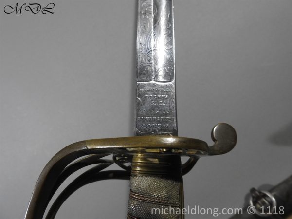 Victorian Royal Marines Light Infantry Presentation Sword - Image 14